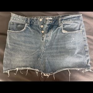 short Denim Skirt